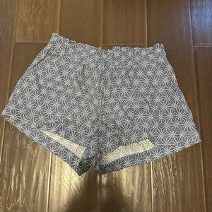 A New Day Chambray Floral Shorts women size XL